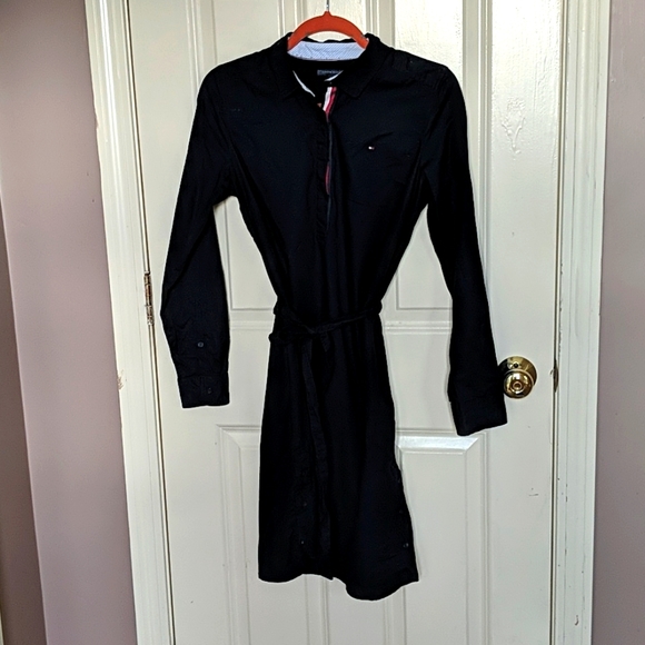 Tommy Hilfiger Dresses & Skirts - Navy Tommy Hilfiger collared shirt dress